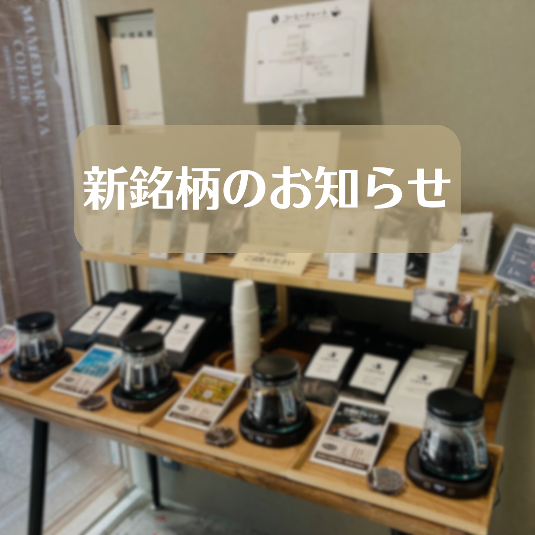 新銘柄「グアテマラ・エルカペティージョ」【店舗限定】のお知らせ